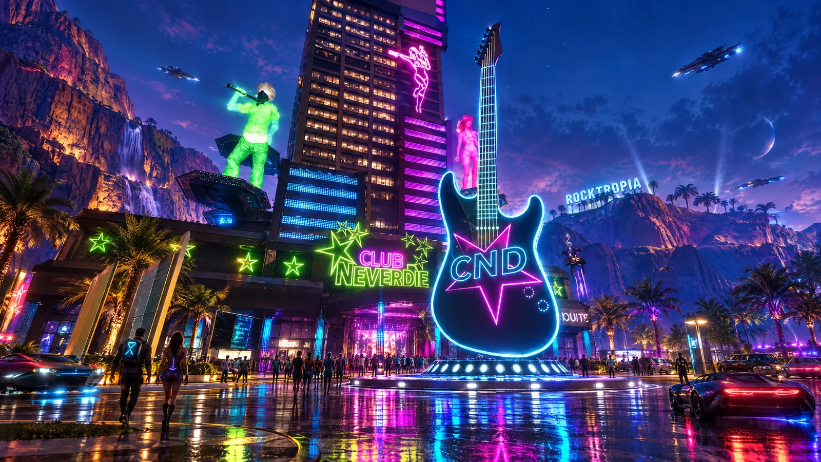 Cinematic artwork of City of Dreams