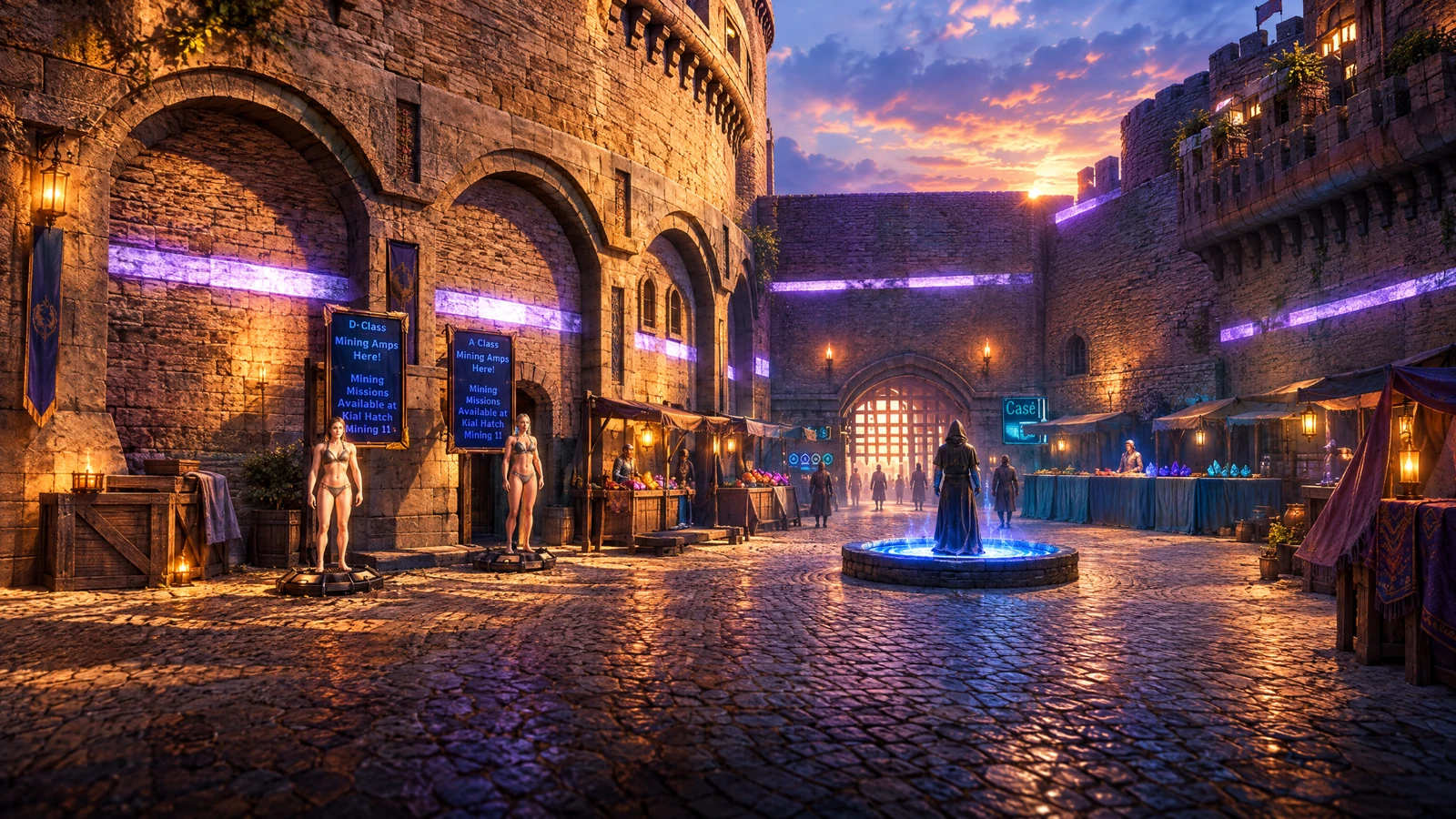 Cinematic artwork of Dragon Market