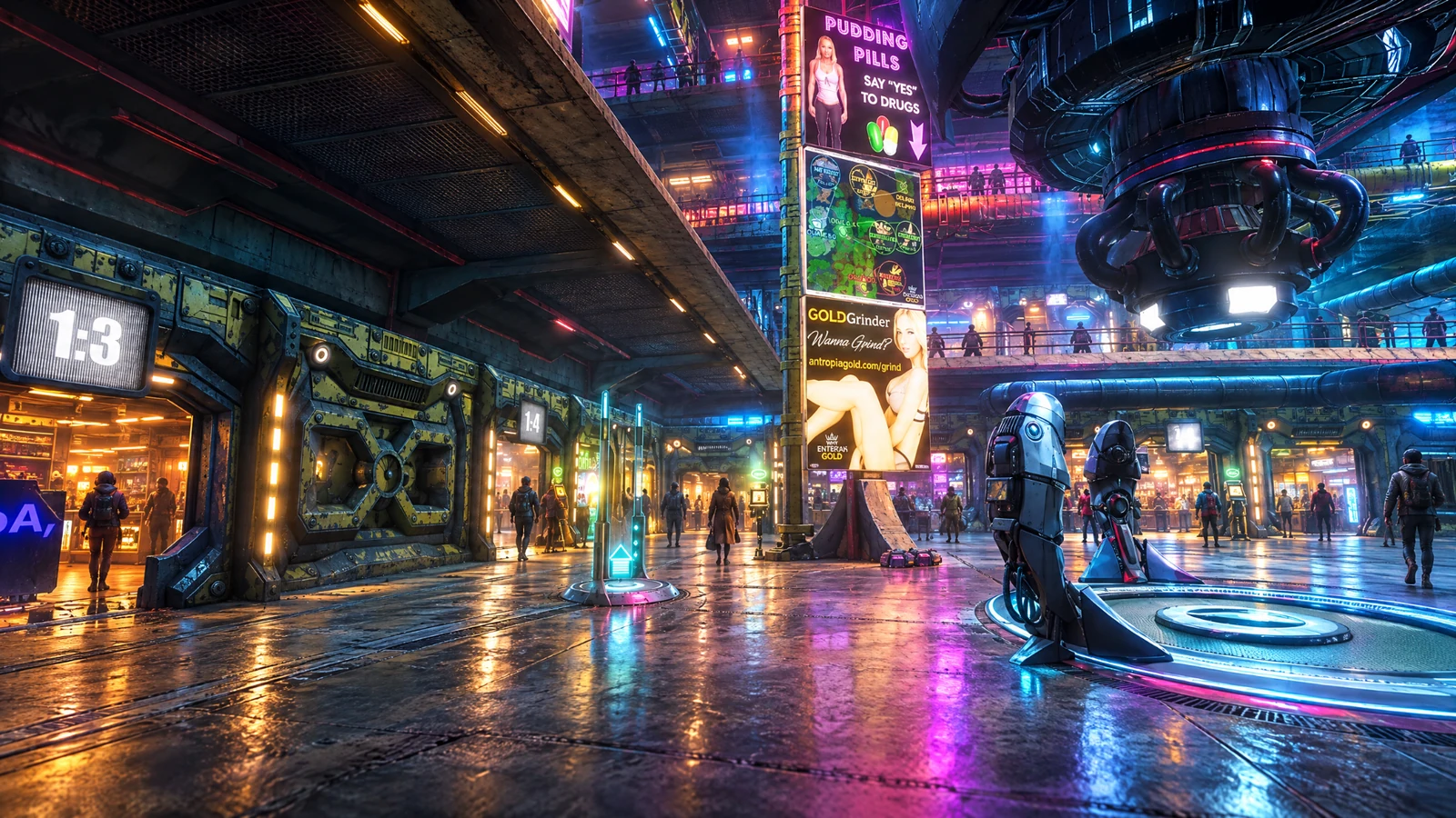 Cinematic artwork of Medusa Bazaar