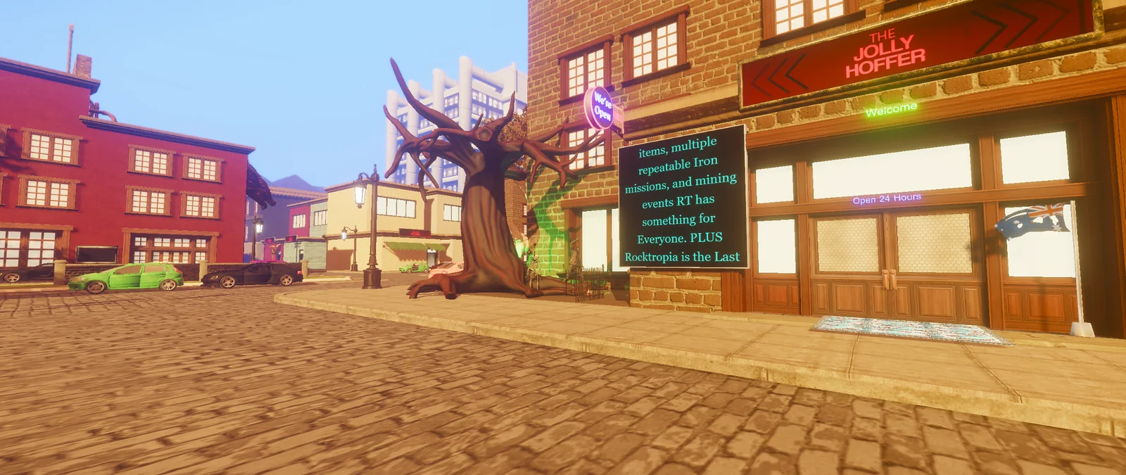 Original in-world screenshot of Tangerine Pub Shops