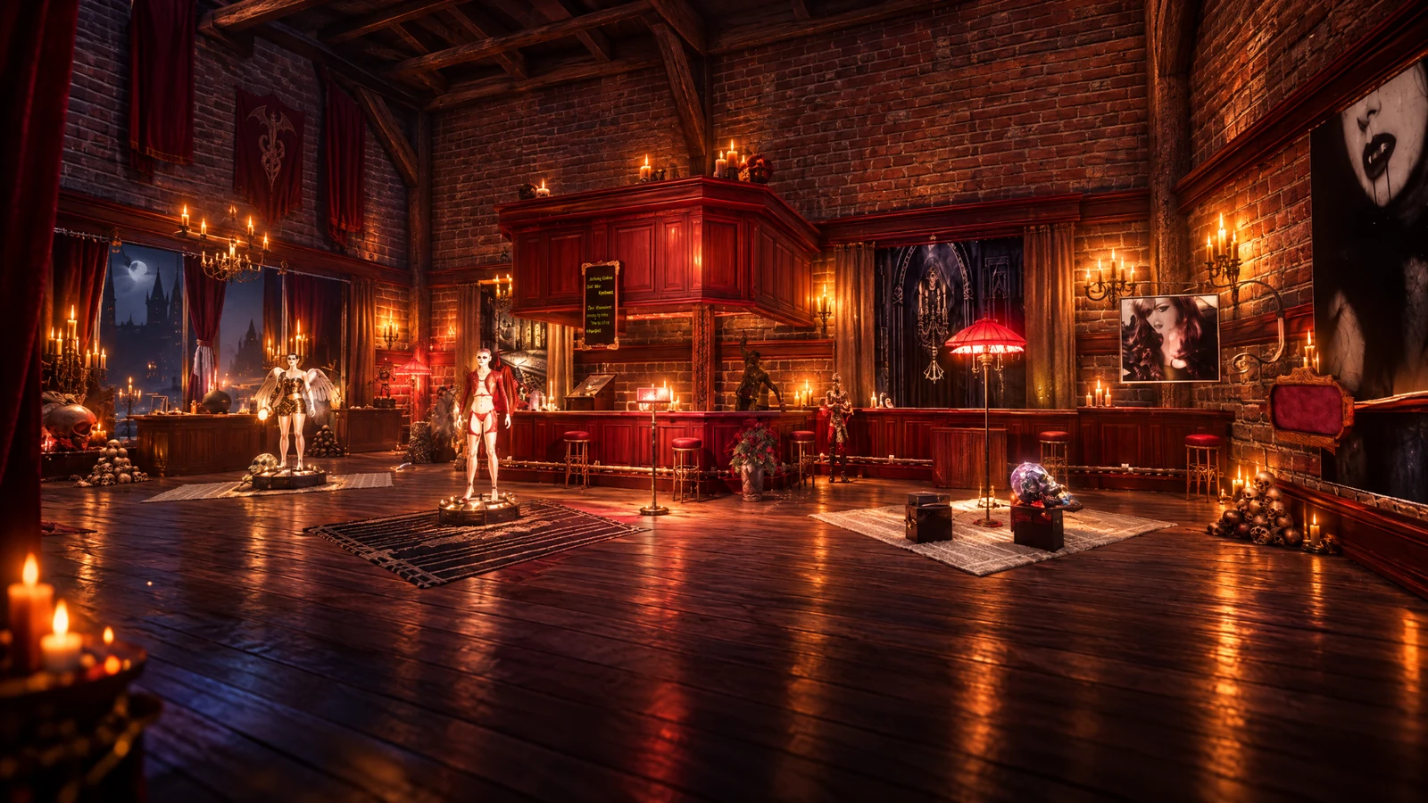 Cinematic artwork of Vampire’s Tomb